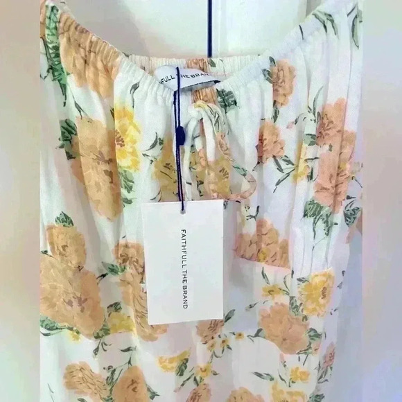 NWT Faithfull the Brand “Primrose” Midi Dress, Size 4 - Picture 5 of 7